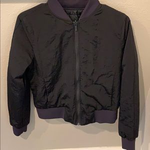 Lululemon Reversible Black Bomber Jacket